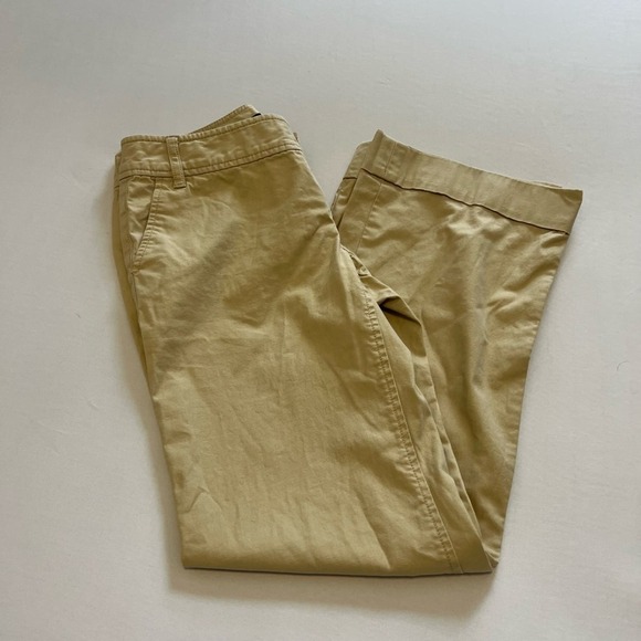 Banana Republic Wide Leg Khaki Pants Martin Fit 2P - Picture 1 of 10